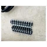 (2) Powers Trak-It C3 Gas Fastening tool in cases; Battery and charger Both power up