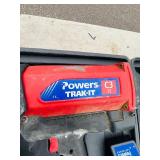 (2) Powers Trak-it Power Fasteners C3 ST Nail Guns with batteries and chargers Both power up