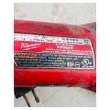 7 corded tools: Bosch angle grinders, Milwaukee angle grinder &  Dewalt right angle drill & angle grinder