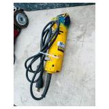 7 corded tools: Bosch angle grinders, Milwaukee angle grinder &  Dewalt right angle drill & angle grinder