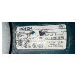 7 corded tools: Bosch angle grinders, Milwaukee angle grinder &  Dewalt right angle drill & angle grinder