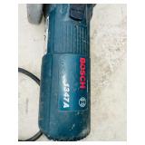 7 corded tools: Bosch angle grinders, Milwaukee angle grinder &  Dewalt right angle drill & angle grinder