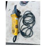7 corded tools: Bosch angle grinders, Milwaukee angle grinder &  Dewalt right angle drill & angle grinder