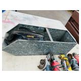 7 corded tools: Bosch angle grinders, Milwaukee angle grinder &  Dewalt right angle drill & angle grinder