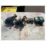 (2) Makita XSC01 handheld circular saws with 2 18V 3.0 AH batteries & a DC18RA charger