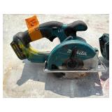 (2) Makita XSC01 handheld circular saws with 2 18V 3.0 AH batteries & a DC18RA charger