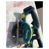 (2) Makita XSC01 handheld circular saws with 2 18V 3.0 AH batteries & a DC18RA charger.