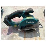 (2) Makita XSC01 handheld circular saws with 2 18V 3.0 AH batteries & a DC18RA charger.