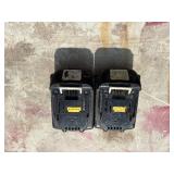 (2) Makita XSC01 handheld circular saws with 2 18V 3.0 AH batteries & a DC18RA charger.