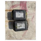 (2) Makita XSC01 handheld circular saws with 2 18V 3.0 AH batteries & a DC18RA charger.