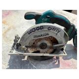 (2) Makita XSC01 handheld circular saws with 2 18V 3.0 AH batteries & a DC18RA charger