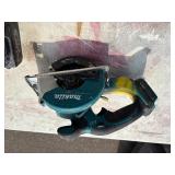 (2) Makita XSC01 handheld circular saws with (1) 18V 3.0 AH  and (1) 4.0 AH batteries & a DC18RA charger