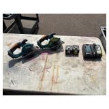 (2) Makita XSC01 handheld circular saws with (1) 18V 3.0 AH and (1) 4.0 AH batteries & a DC18RA charger