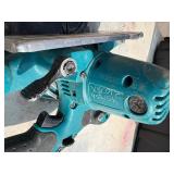 (2) Makita XSC01 handheld circular saws with (1) 18V 3.0 AH and (1) 4.0 AH batteries & a DC18RA charger