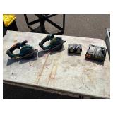 (2) Makita XSC01 handheld circular saws w/ (1) 18V 3.0 AH  and (1) 4.0 AH batteries & a DC18RA charger