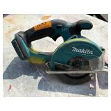 (2) Makita XSC01 handheld circular saws w/ (1) 18V 3.0 AH  and (1) 4.0 AH batteries & a DC18RA charger