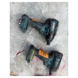 (2) Makita impact drivers XDT08 with (2) 18V batteries & a DC18RC charger