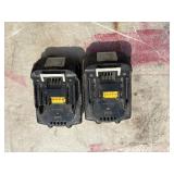 (2) Makita impact drivers XDT04 with (2) 18V batteries & a DC18RC charger