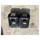(2) Makita impact drivers with (2) 18V batteries & a DC18RC charger