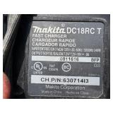 (2) Makita impact drivers with (2) 18V batteries & a DC18RC charger