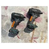 (2) Makita impact drivers XDT04 with (2) 18V batteries & a DC18RC charger