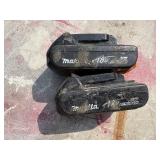(2) Makita impact drivers LXDT04 with (2) 18V batteries & a DC18RC charger