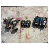 (2) Makita impact drivers LXDT04 with (2) 18V batteries & a DC18RC charger