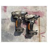 (2) Makita impact drivers LXDT04 with (2) 18V batteries & a DC18RC charger