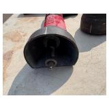 Hilti DX600N concrete nail gun with safety boosters, concrete nails and anchors, in a case