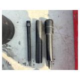 Hilti DX600N concrete nail gun with safety boosters, concrete nails and anchors, in a case