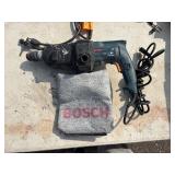3 power tools: Bosch Bulldog corded hammer drill & two Milwaukee Corded Magnum Holeshooter Drills all power up