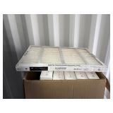 Pleated Filters, 16x16x2 (condition and quantity unknown) , (2) 24x12x4, (1) 20x30x2, (5) 20x24x4