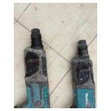 (2) Makita cordless rotary hammer drills: XRH04 with (2) 18V 3.0AH batteries & a DC18RC charger
