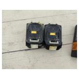 (2) Makita cordless rotary hammer drills: XRH04 with (2) 18V 3.0AH batteries & a DC18RC charger