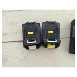 (2) Makita rotary hammer drills: XRH04 and BHR241 with (2) 18V 3.0AH batteries & a DC18RC charger