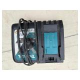 (2) Makita rotary hammer drills: XRH04 and BHR241 with (2) 18V 3.0AH batteries & a DC18RC charger
