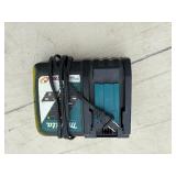 (2) Makita cordless rotary hammer drills: XRH04 with (2) 18V 3.0AH batteries & a DC18RC charger