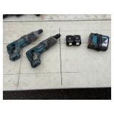 (2) Makita rotary hammer drills: XRH04 and BHR241 with (2) 18V 3.0AH batteries & a DC18RC charger