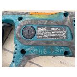 (2) Makita cordless rotary hammer drills: XRH04 with (2) 18V 3.0AH batteries & a DC18RC charger