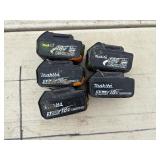 (5) Makita Tools: Reciprocating Saw; Rotary Hammer; Xenon Flashlight;18 GA. Straight Shear; Band Saw