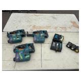 (3) Makita rotary hammer drills XRH01 AND LXR01 with HEPA Dust collection vacuum attachments