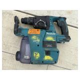 (3) Makita rotary hammer drills XRH01 AND LXR01 with HEPA Dust collection vacuum attachments