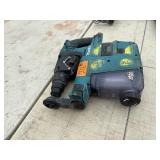 (3) Makita rotary hammer drills XRH01 AND LXR01 with HEPA Dust collection vacuum attachments