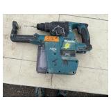 (3) Makita rotary hammer drills XRH01 AND LXR01 with HEPA Dust collection vacuum attachments