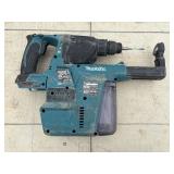(3) Makita rotary hammer drills XRH01 AND LXR01 with HEPA Dust collection vacuum attachments