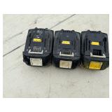 (3) Makita rotary hammer drills XRH01 AND LXR01 with HEPA Dust collection vacuum attachments