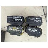 (4) Makita rotary hammer drills BHP452, XPH01, LXPH01: Includes DC18RC chargers and 18V batteries