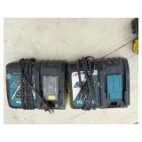 (4) Makita rotary hammer drills BHP452, XPH01, LXPH01: Includes DC18RC chargers and 18V batteries