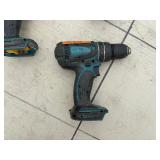 (3) Makita rotary hammer driver drills:  one XPH01, two LXPH01. Includes two chargers and four batteries.