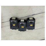 (3) Makita rotary hammer driver drills:  one XPH01, two LXPH01. Includes two chargers and four batteries.